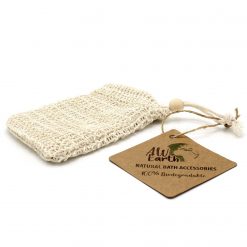 Bolsa exfoliante para jabón de yute lavado