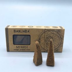 Alternative view of Conos piramidales Banjara Smudge – Mirra