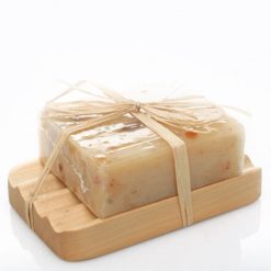 Jabonera de madera hemu acanalada