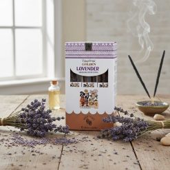 Varillas de resina dorada – Lavanda