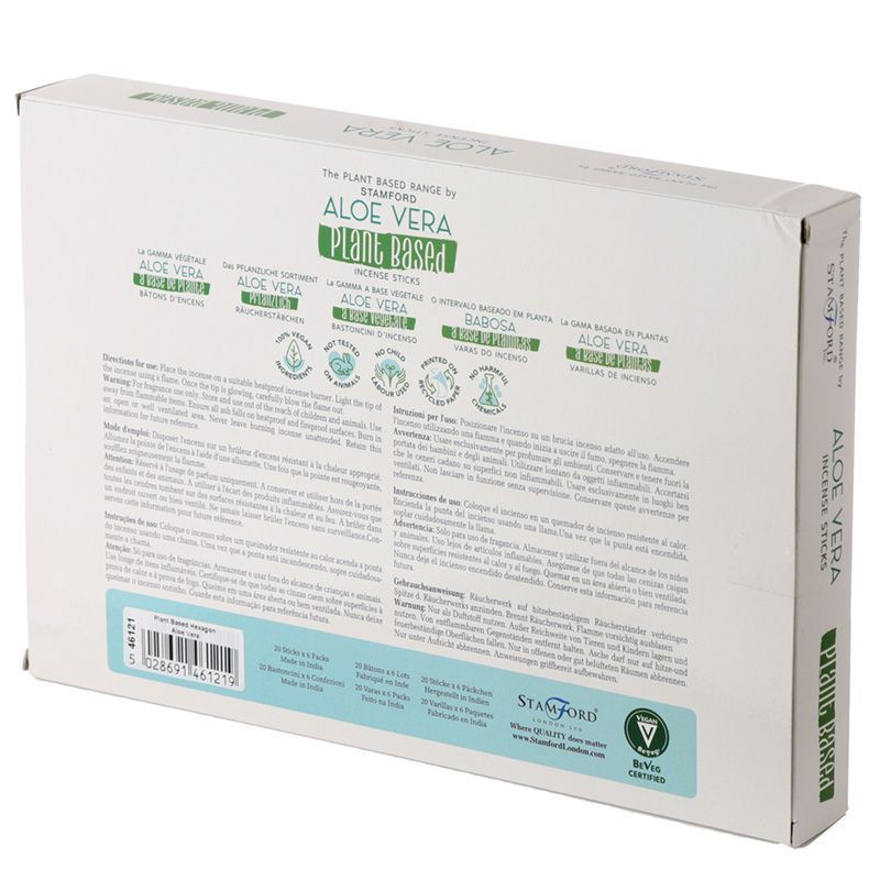 Varitas de incienso Stamford a base de plantas – Aloe Vera - Imagen 3