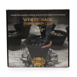 Alternative view of Copas de incienso de resina – Salvia Blanca