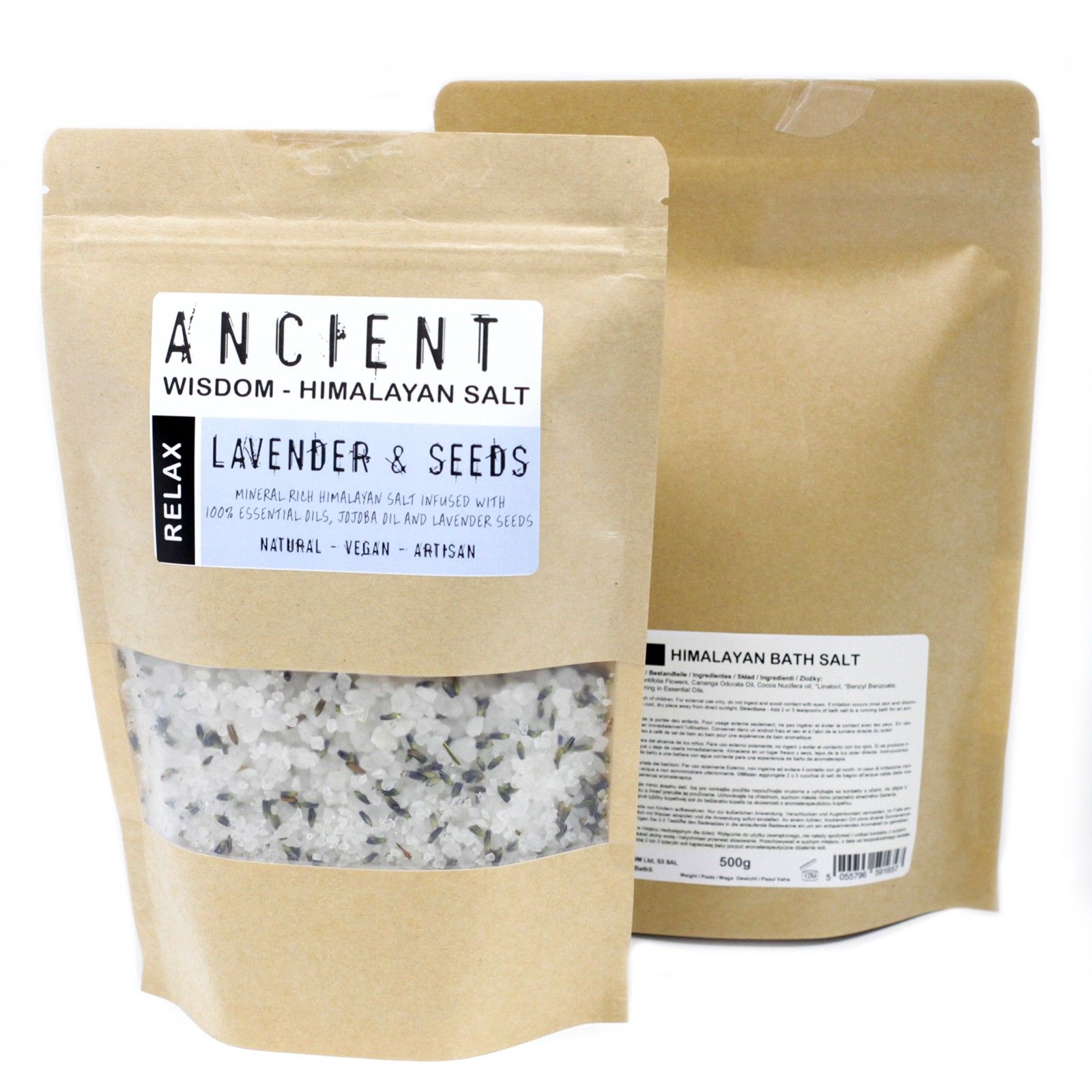 Sales de baño del Himalaya Relajación (Relax) – Lavanda y jojoba – 500 g