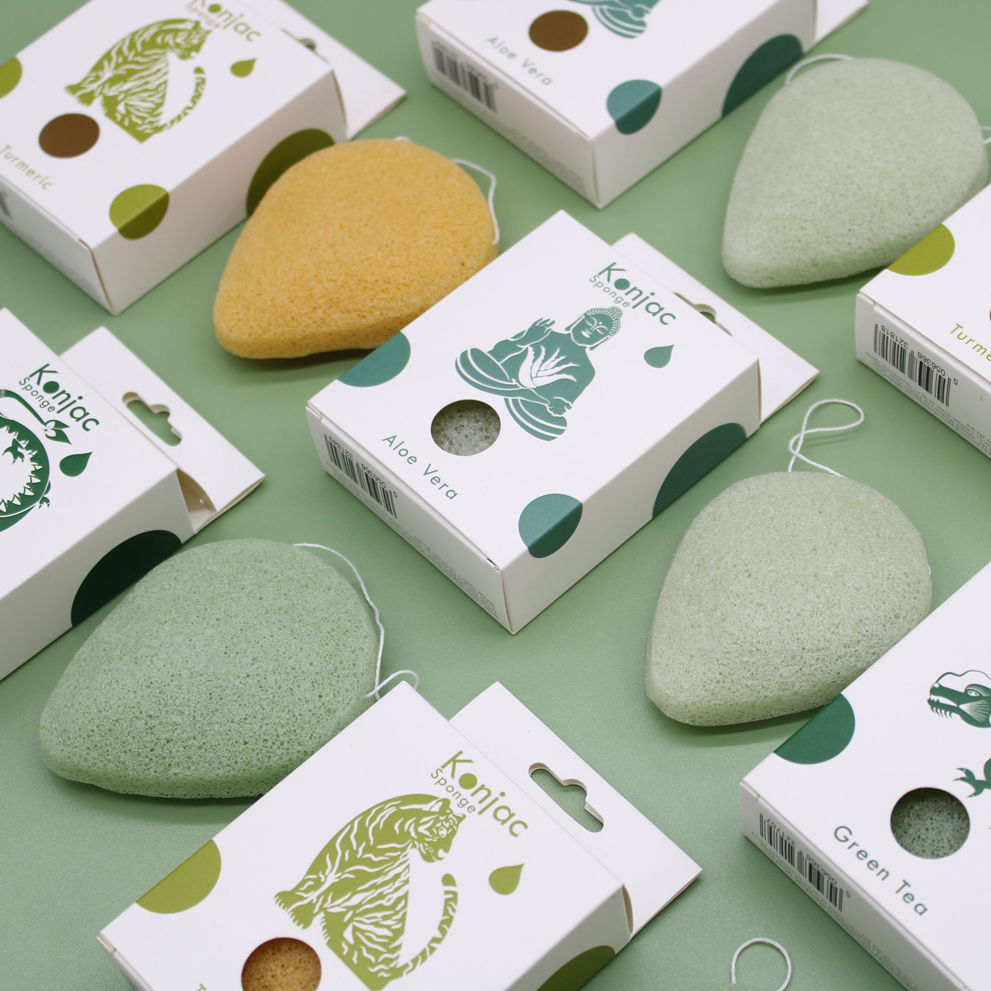 Esponja Facial Konjac con Aloe Vera - Imagen 3