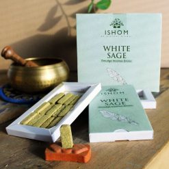 Alternative view of Ladrillos de incienso natural con quemador – Salvia Blanca