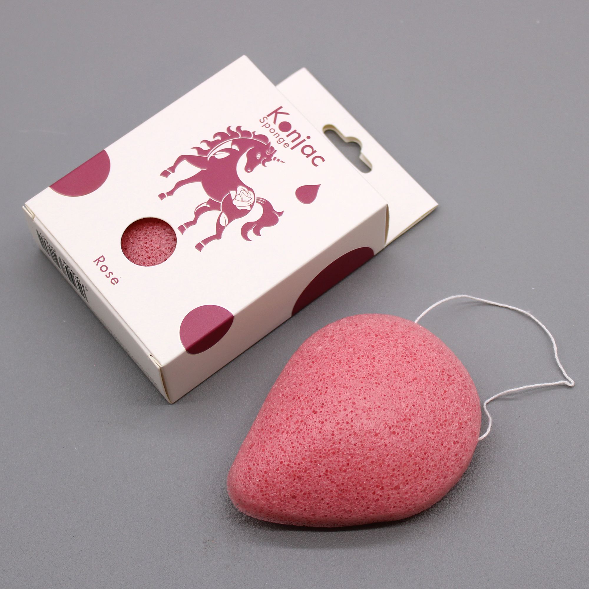 Esponja Facial Konjac con Rosa - Imagen 2