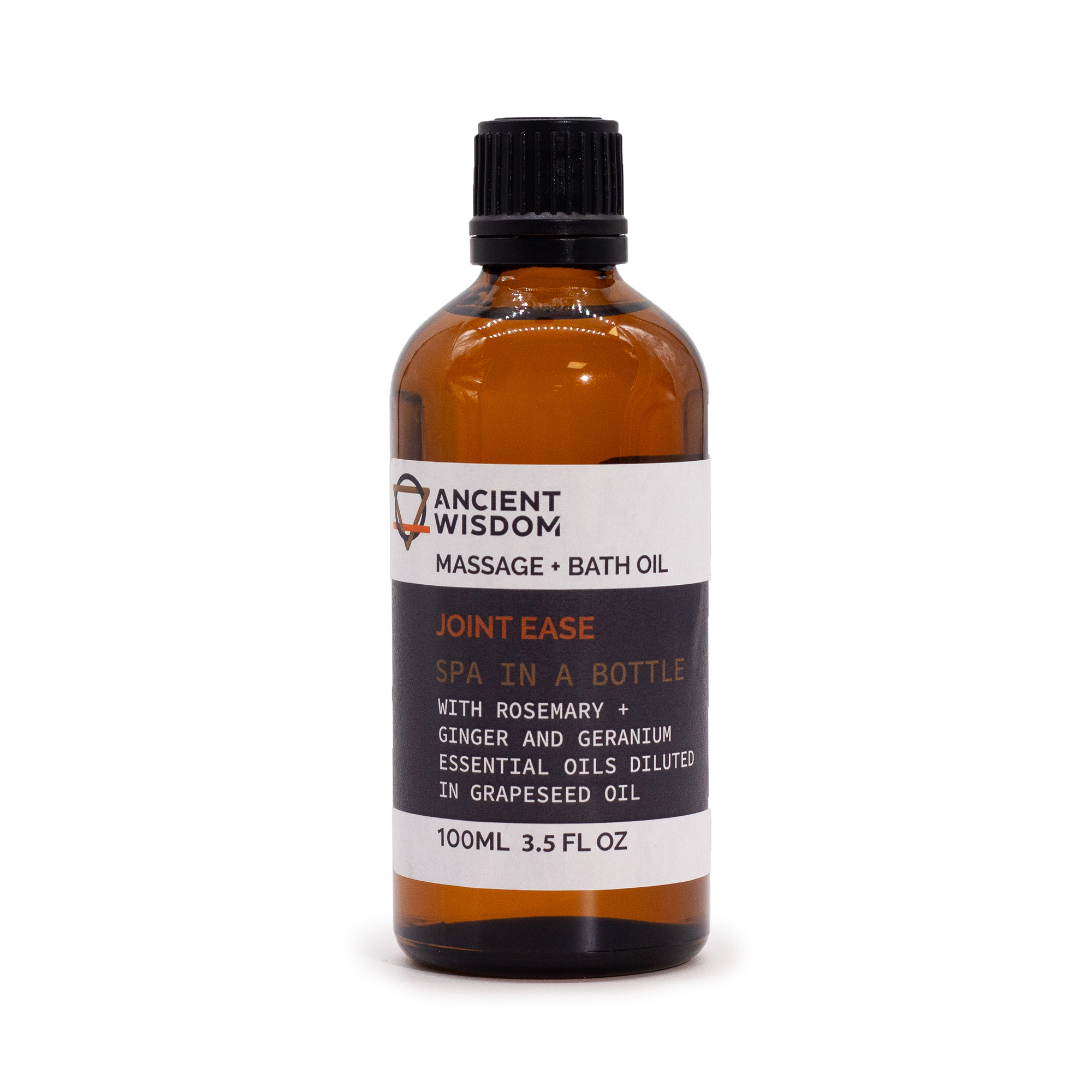 Aceite de masaje Romero, jengibre y geranio – 100 ml