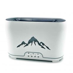 Difusor Himalaya USB-C con efecto llama