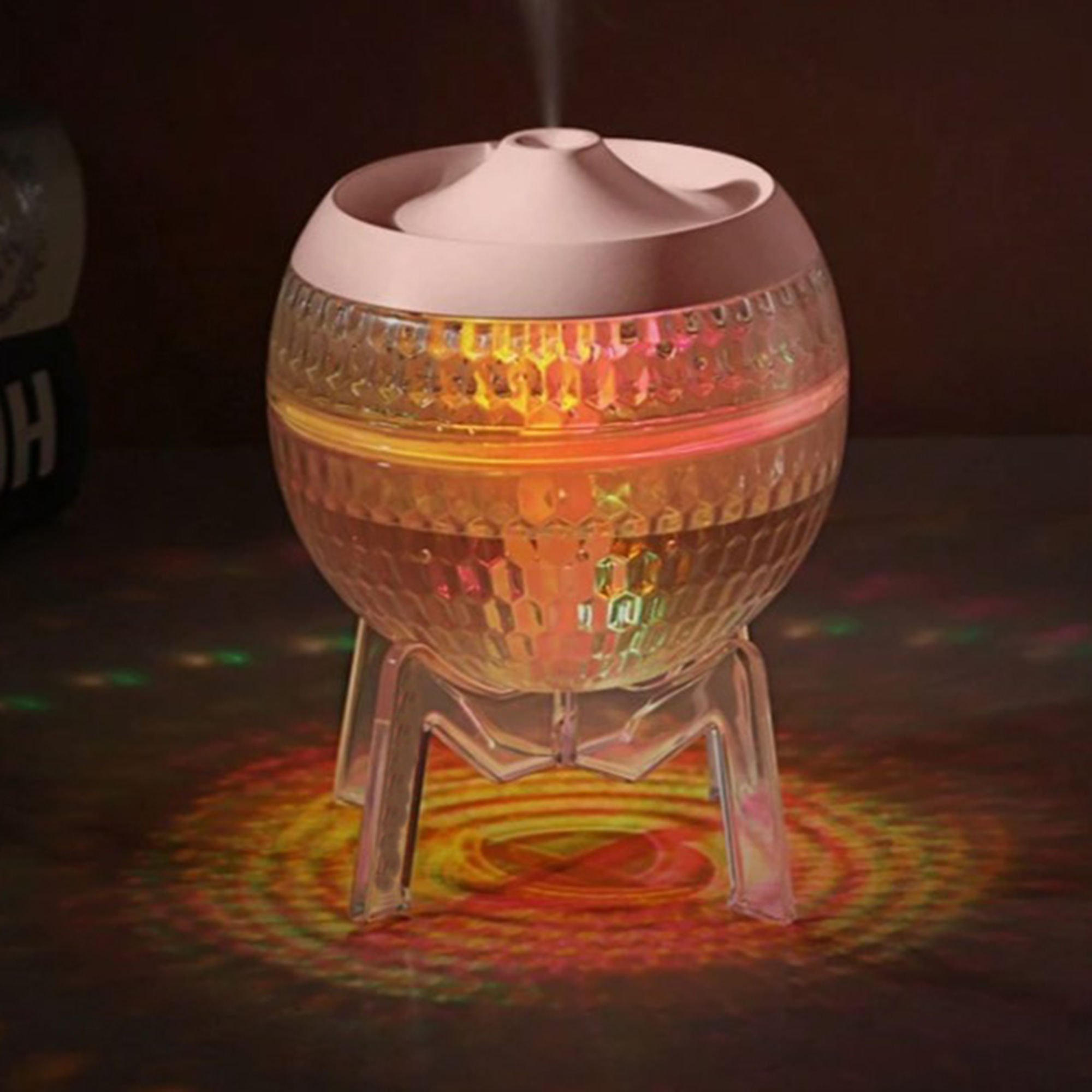 Difusor Perla blanco USB con luz cambiante - Imagen 3