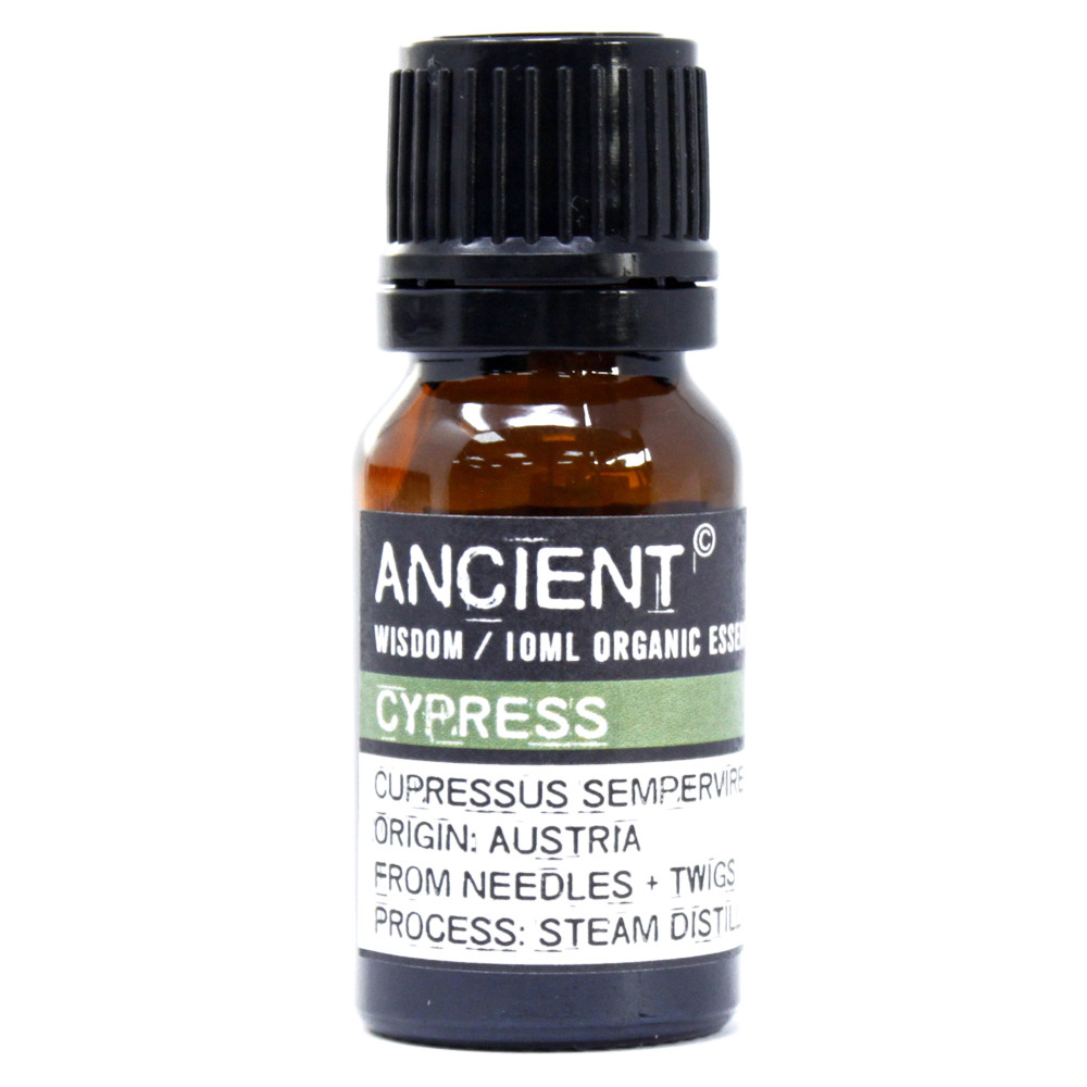 Aceite esencial orgánico de ciprés