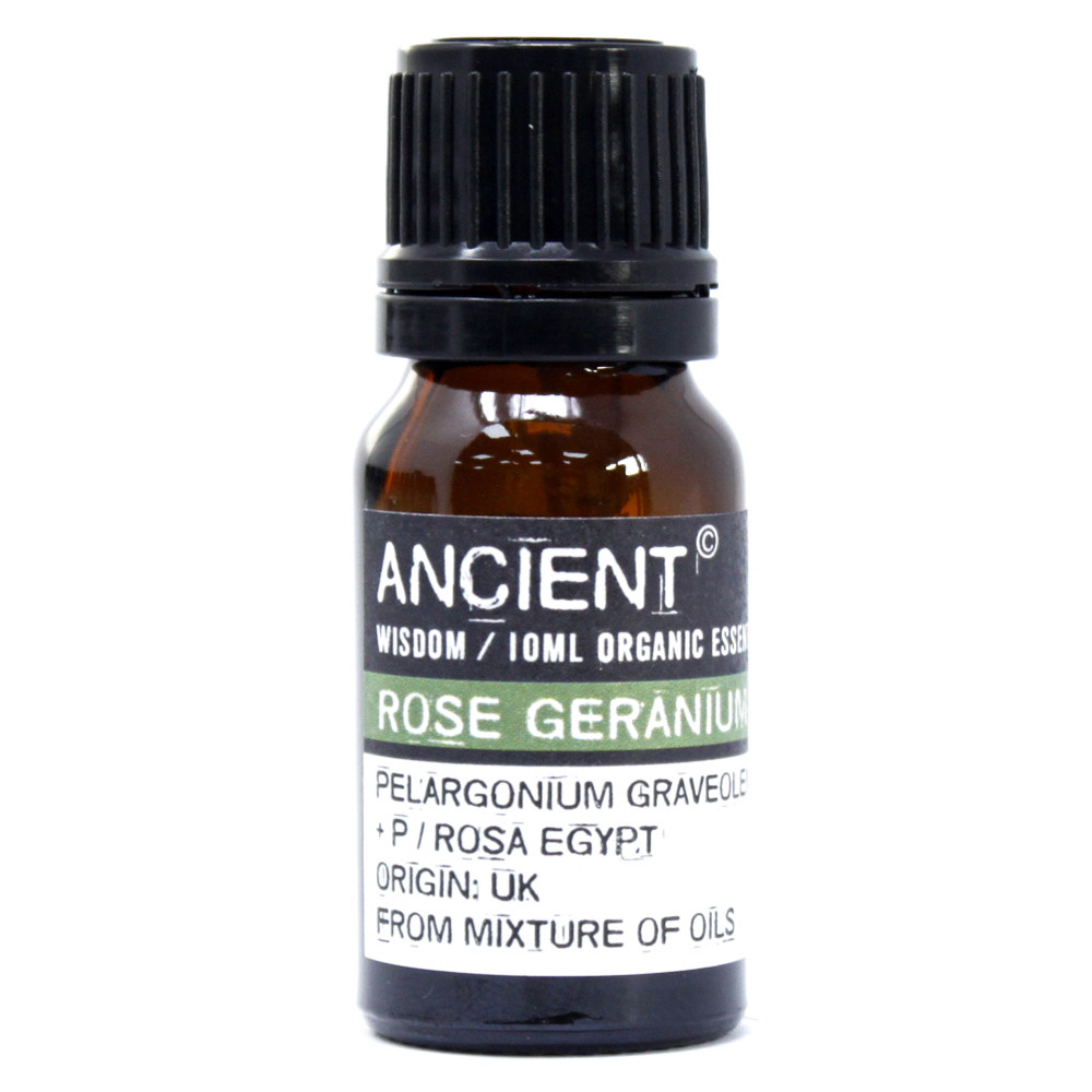 Aceite esencial orgánico de geranio rosa