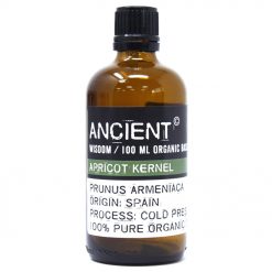 Aceite vegetal orgánico de hueso de albaricoque