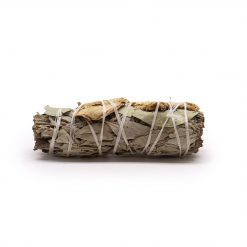 Atado de salvia blanca, eucalipto y jengibre