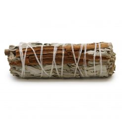 Atado de salvia blanca y canela – 10 cm