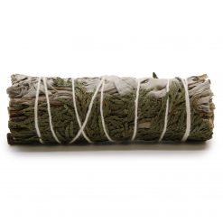 Atado de salvia blanca y cedro – 10 cm