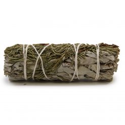 Atado de salvia blanca y enebro – 10 cm