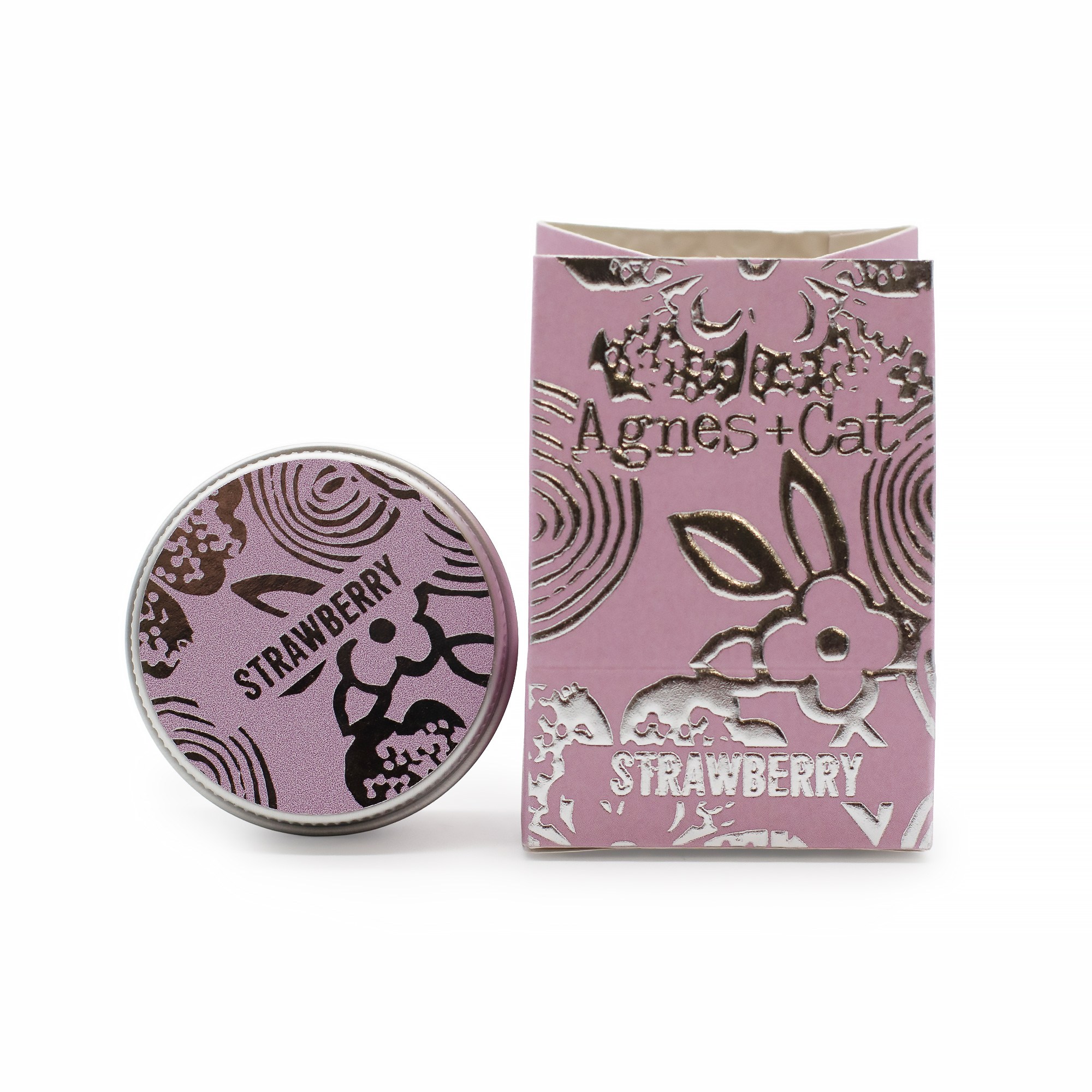 Bálsamo labial de fresa Agnes + Cat