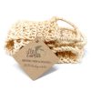Banda exfoliante de sisal para la espalda