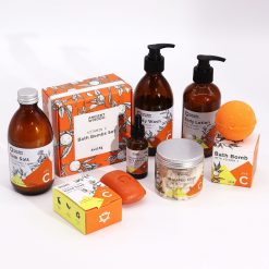 Bomba de baño de naranja y limón con vitamina C - Imagen 3