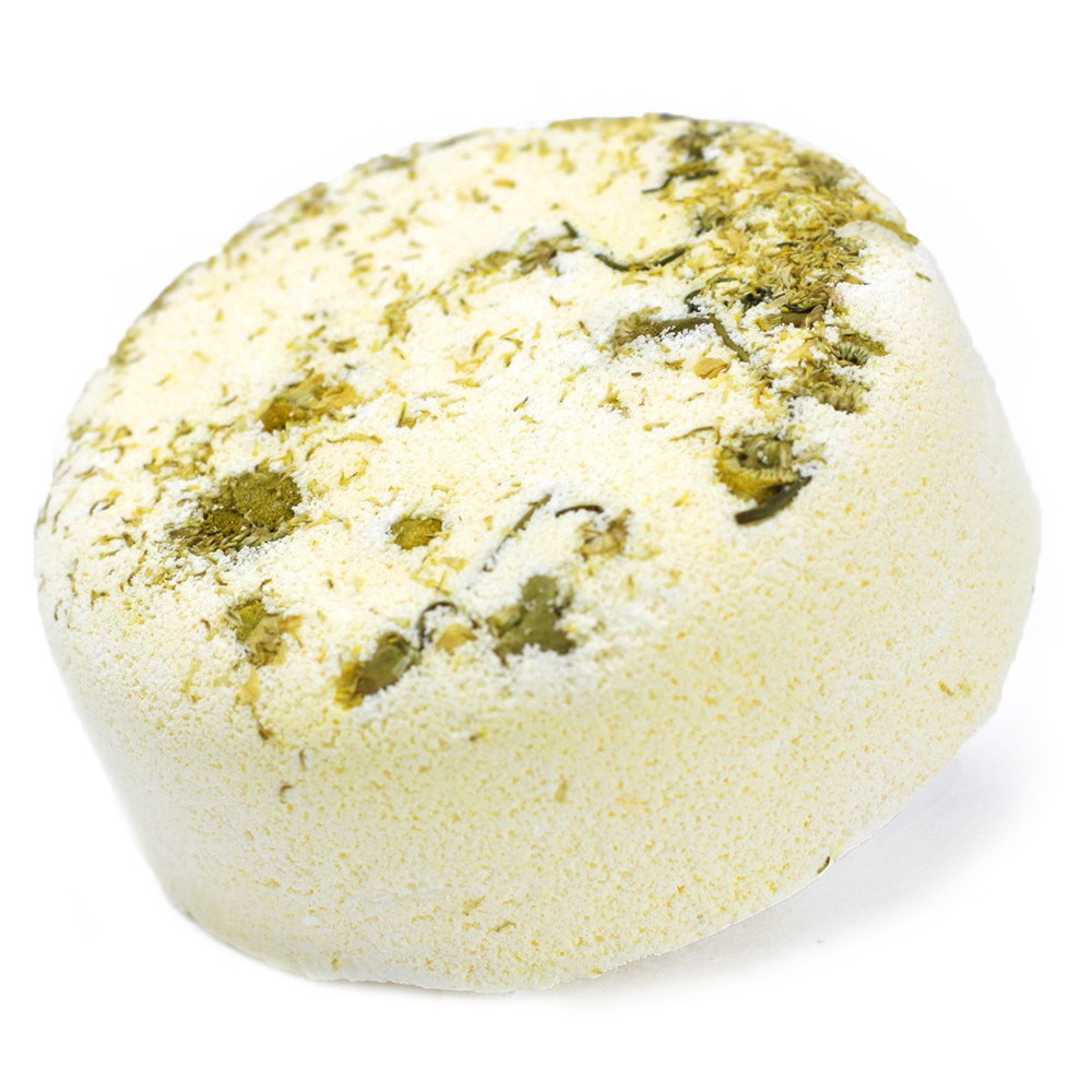 Bomba de baño floral de manzanilla y miel