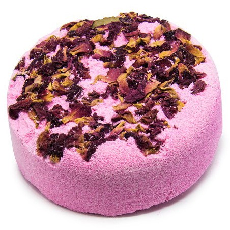 Bomba de baño floral de rosa, lavanda y pachulí - Imagen 2