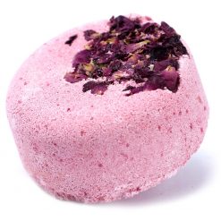 Bomba de baño floral de rosa, lavanda y pachulí