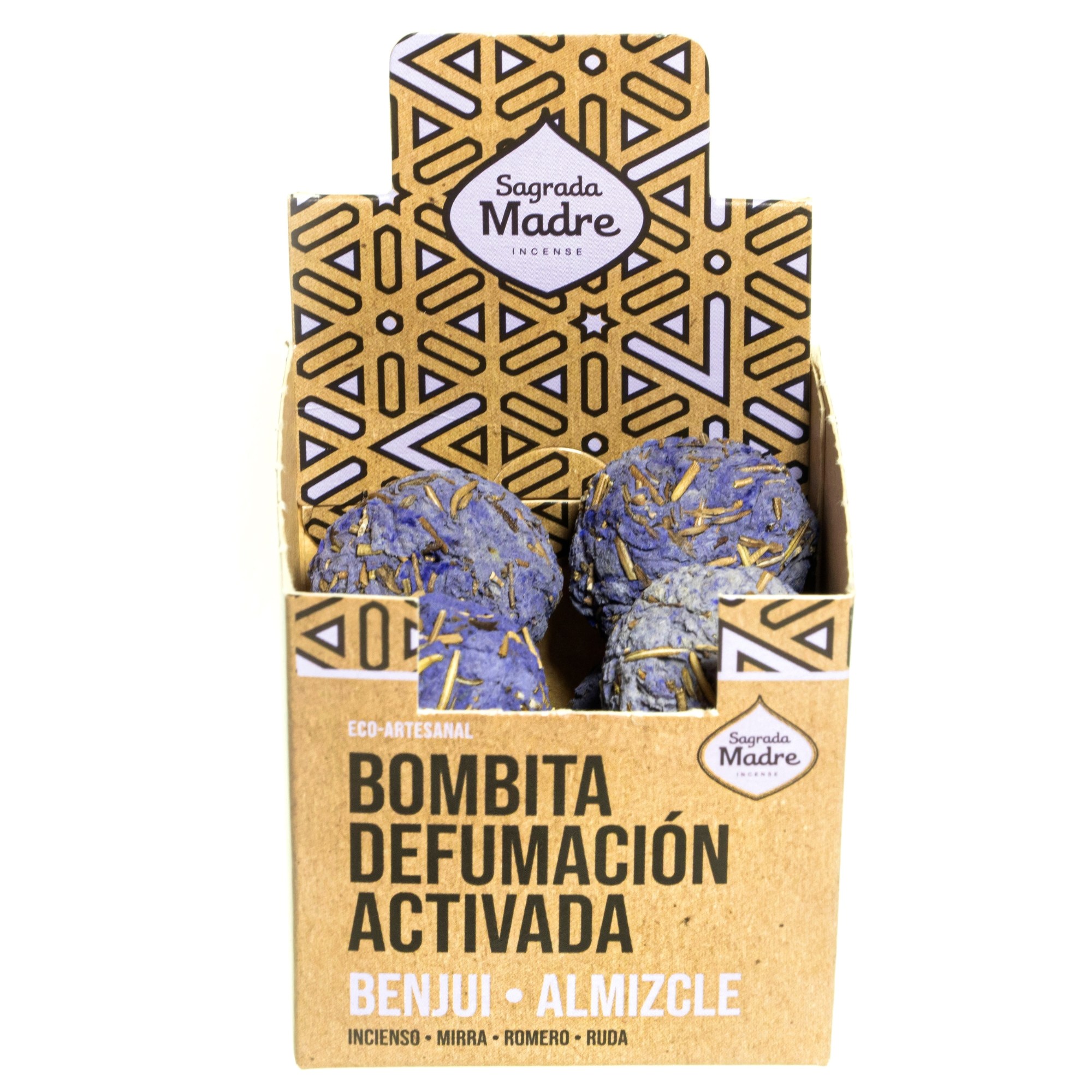 Bombitas de incienso Sagrada Madre – Benjuí, 8 unidades