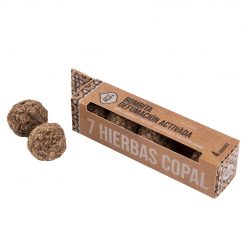 Bombitas Sagrada Madre – 7 Hierbas y Copal, 4 unidades