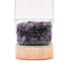 Alternative view of Botella infusora de té con amatista