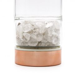 Alternative view of Botella infusora de té con cuarzo de roca