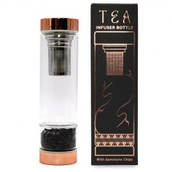 Botella infusora de té con ónix