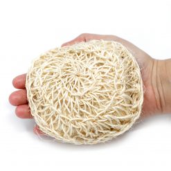 Cojín exfoliante redondo de sisal suave - Imagen 4