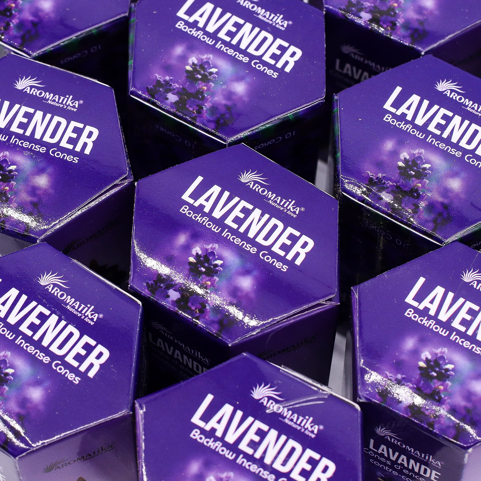 Conos de reflujo Aromatika de lavanda · 10 unidades - Imagen 3