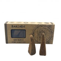 Alternative view of Conos piramidales Banjara Smudge – Mirra