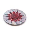 Disco portaincienso de esteatita Flor del Sol para 5 varitas