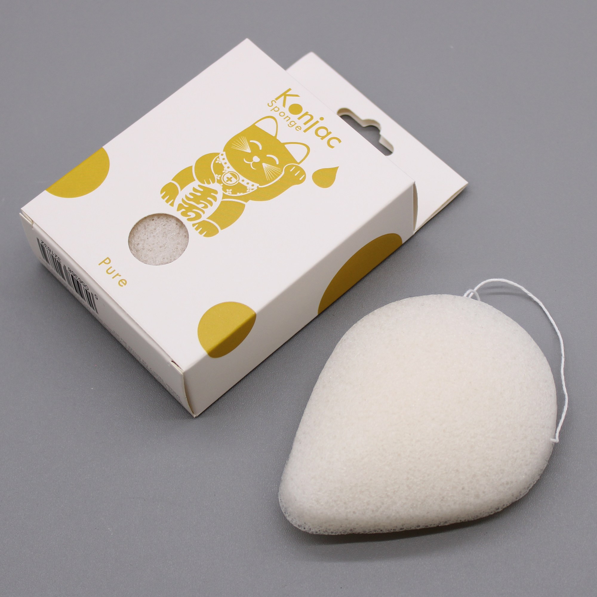 Esponja facial konjac natural para piel sensible - Imagen 2