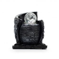 Fuente decorativa Jarrón de agua con bola de cristal – 20 cm