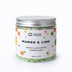 Jabón batido de mango y lima