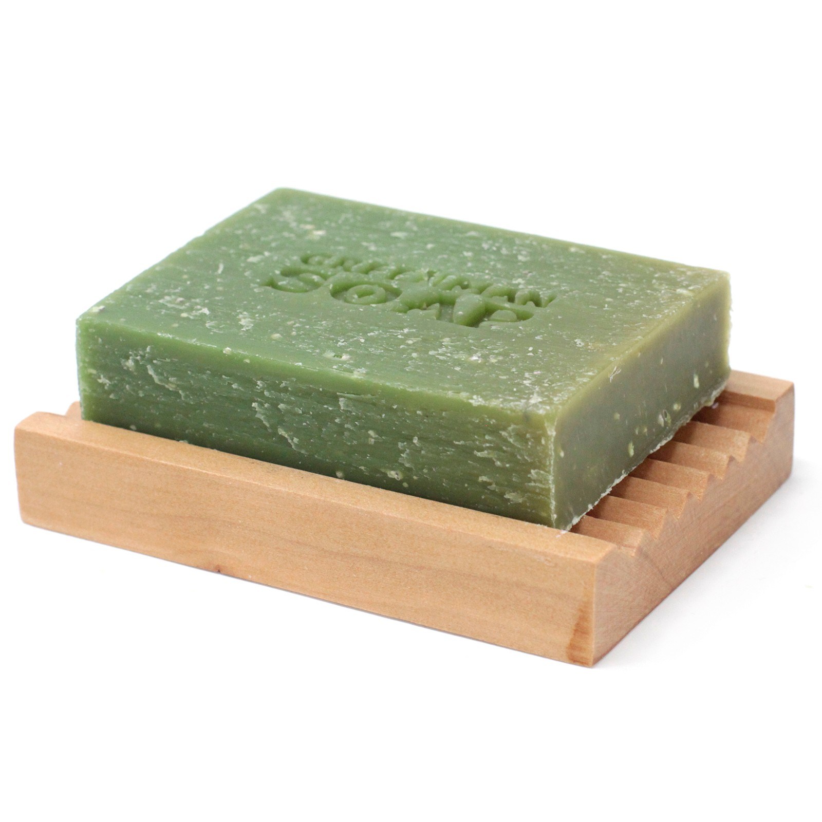 Jabón Greenman exfoliante de limón, albahaca y amapola - Imagen 2