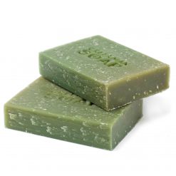 Jabón Greenman exfoliante de limón, albahaca y amapola