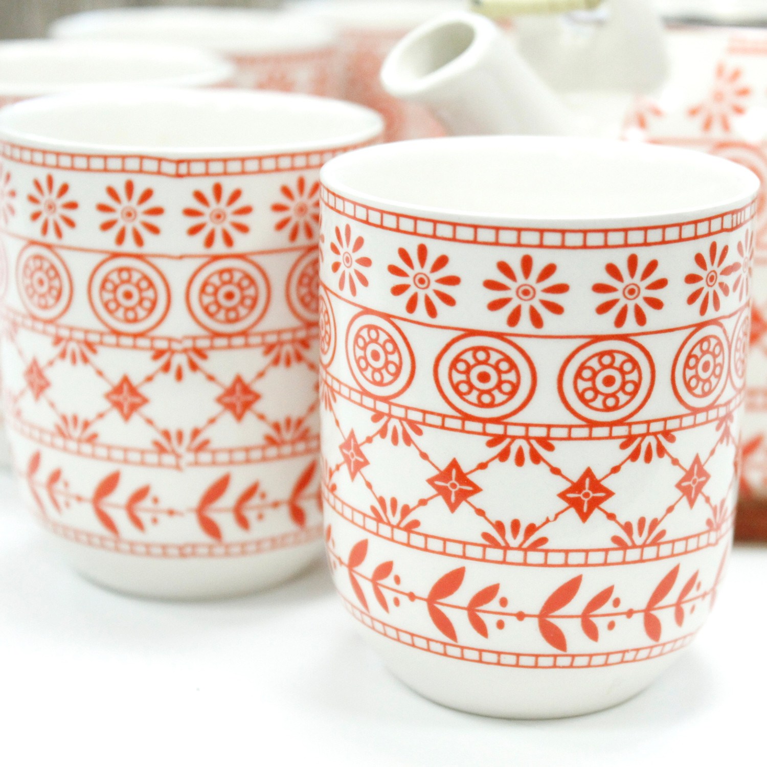 Juego de té Ámbar con tetera y 6 tazas - Imagen 3