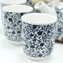 Alternative view of Juego de té Azul Clásico con tetera y 6 tazas