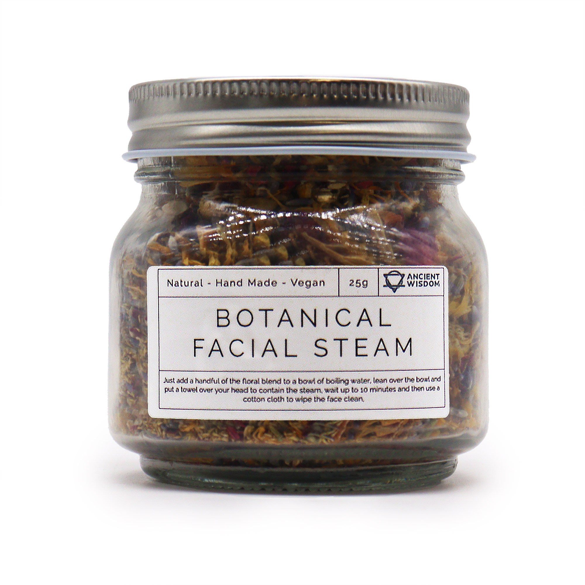 Mezcla botánica para vapor facial