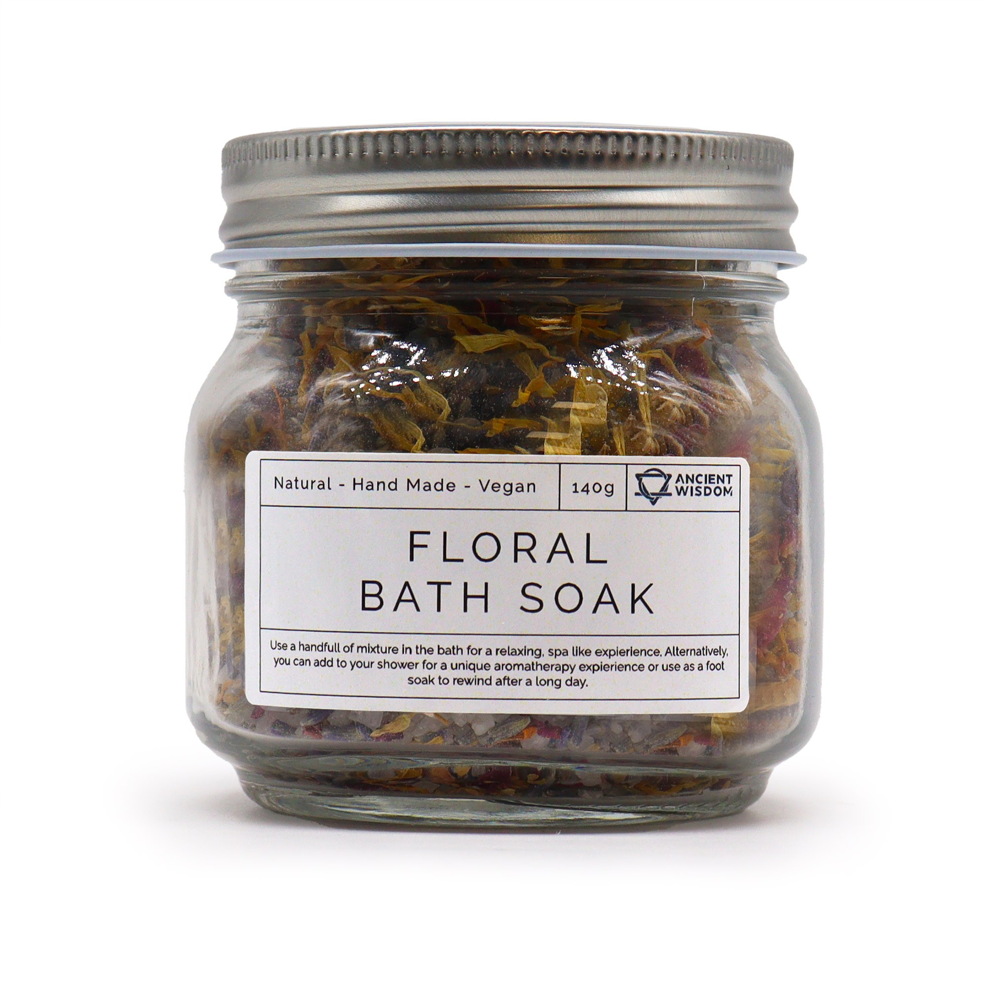 Mezcla floral para el baño