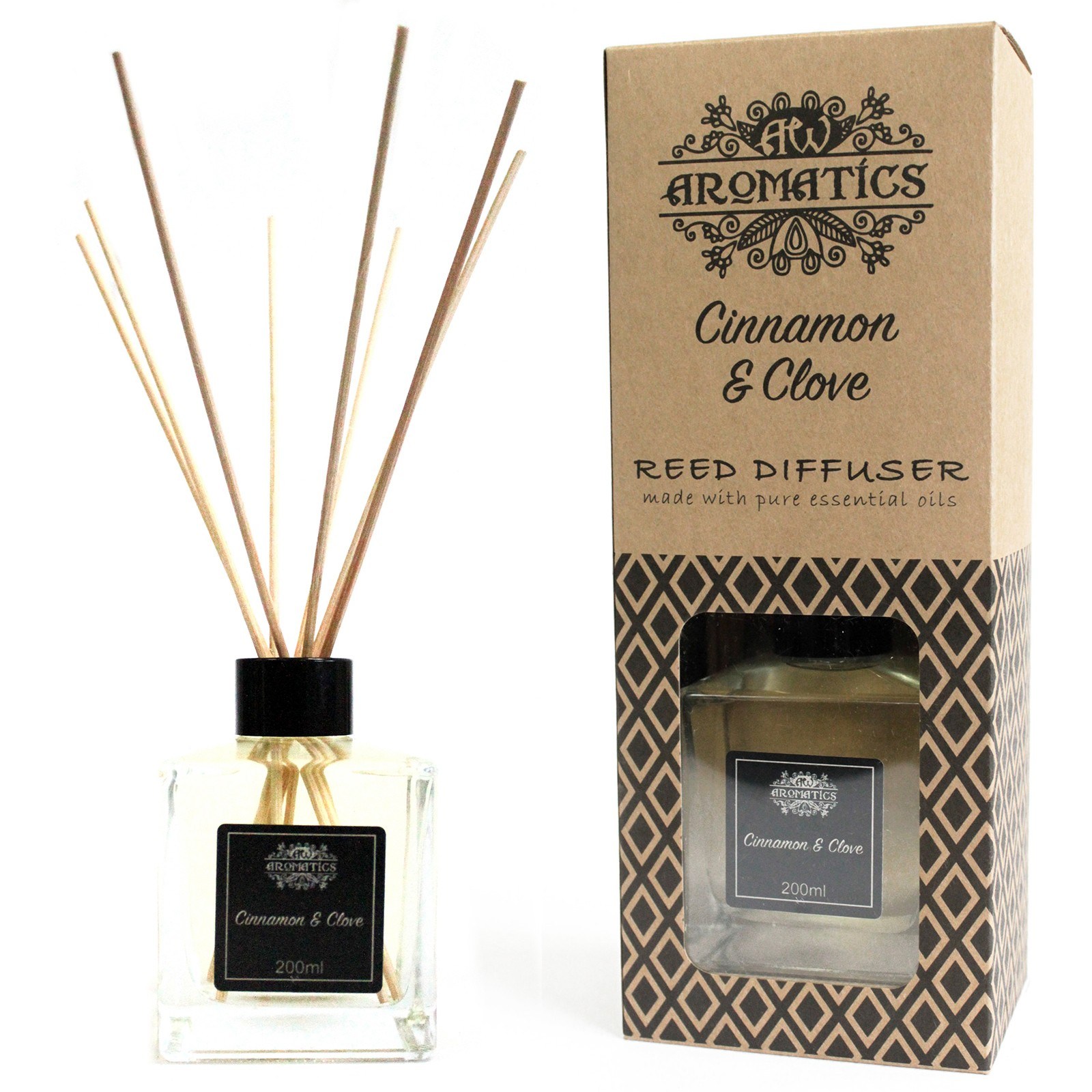 Mikado de aceites esenciales – Canela y clavo