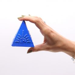 Moldes piramidales para incienso en polvo – Azul, Verde y Púrpura - Imagen 3