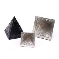 Alternative view of Moldes piramidales para incienso en polvo – Negro
