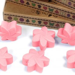 Alternative view of Pack de 6 wax melts de soja – Rosa clásica