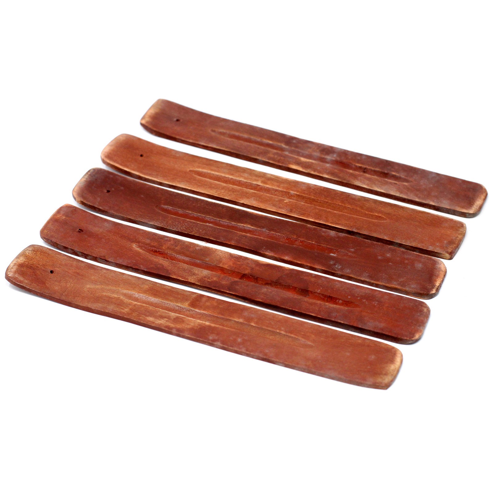 Portaincienso clásico de madera de mango