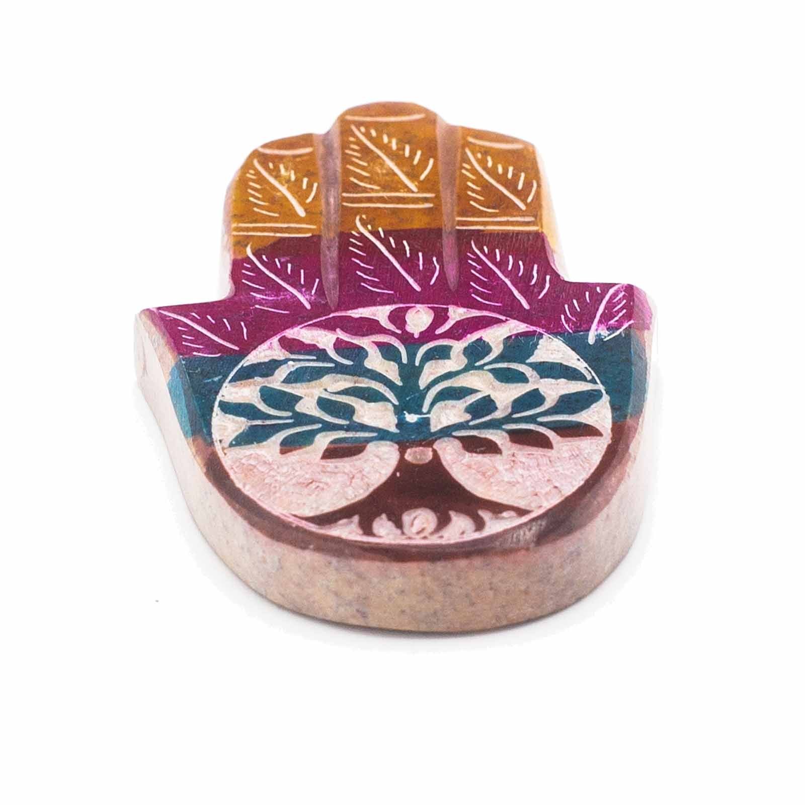 Portaincienso Hamsa Árbol de la Vida